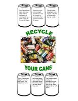 Lunchroom recycle your cans